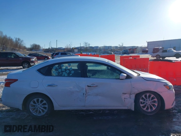 2018 Nissan Sentra SV with VIN 3N1AB7AP8JL627605, listed as a IAAI auction lot 41628858 with 97,248 mi miles. Bid and sale history available at carsss.com. Image 13.
