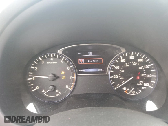 2017 Nissan Altima SR with VIN 1N4BL3AP8HC214294, listed as a Copart auction lot 54242655 with 59,149 mi miles and Salvage title. Bid and sale history available at DreamBid. Image 9.