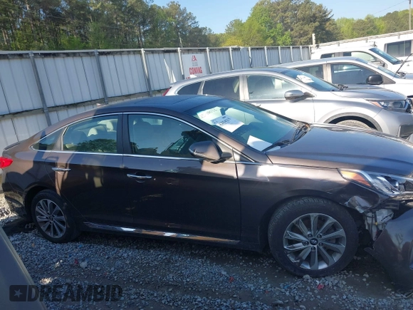 2016 Hyundai Sonata Sport with VIN 5NPE34AF0GH343444, listed as a IAAI auction lot 42034215 with 55,768 mi miles and . Bid and sale history available at DreamBid. Image 13.