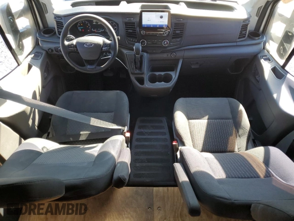 2021 Ford Transit Cargo with VIN 1FTBW3X86MKA61335, listed as a Copart auction lot 75558524 with 133,015 mi miles and Salvage Title. Bid and sale history available at carsss.com. Image 8.