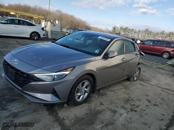 2023 Hyundai Elantra SE with VIN KMHLL4AG9PU479525, listed as a Copart auction lot 43404665 with 21,502 mi miles and Salvage Title. Bid and sale history available at carsss.com. Image 1.