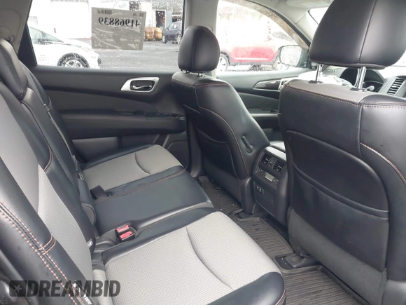2019 Nissan Pathfinder SV with VIN 5N1DR2MMXKC614924, listed as a IAAI auction lot 41968839 with 60,651 mi miles and . Bid and sale history available at DreamBid. Image 8.