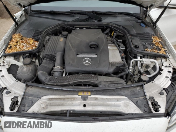 2017 Mercedes-Benz C 300 with VIN 55SWF4KB0HU207207, listed as a Copart auction lot 49957165 with 128,013 mi miles and Salvage title. Bid and sale history available at DreamBid. Image 11.
