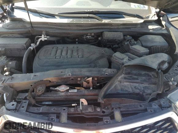 2017 Acura MDX Technology with VIN 5FRYD4H53HB023928, listed as a Copart auction lot 56055535 with 160,249 mi miles and Salvage title. Bid and sale history available at DreamBid. Image 12.