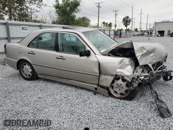 1998 Mercedes-Benz C 230/260/280/320 with VIN WDBHA23G0WA636570, listed as a Copart auction lot 84086454 with Not Provided miles and Salvage Title. Bid and sale history available at carsss.com. Image 4.