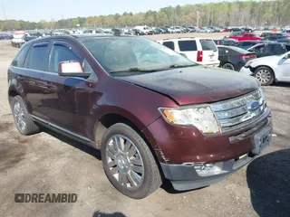 2010 Ford Edge Limited with VIN 2FMDK3KCXABA45754, listed as a IAAI auction lot 41889621 with 207,784 mi miles. Bid and sale history available at carsss.com. Image 1.