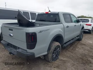 2021 Ford Ranger XL with VIN 1FTER4EH5MLD16886, listed as a IAAI auction lot 41017206 with 54,496 mi miles. Bid and sale history available at carsss.com. Image 4.