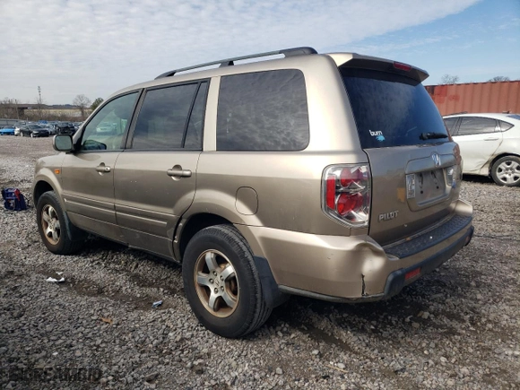 2006 Honda Pilot EX-L with RES with VIN 5FNYF28666B035206, listed as a Copart auction lot 43287705 with 214,327 mi miles and Clean Title. Bid and sale history available at carsss.com. Image 2.