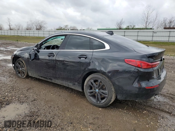 2021 BMW 2 Series 228i with VIN WBA53AK00M7H79347, listed as a Copart auction lot 44978665 with 56,538 mi miles and Salvage title. Bid and sale history available at DreamBid. Image 2.