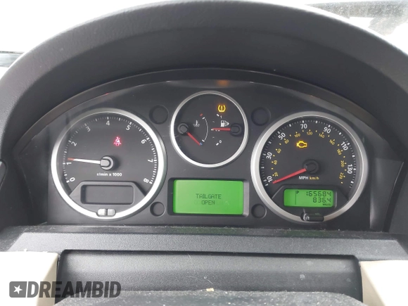 2009 Land Rover Range Rover Sport SC with VIN SALSH23419A203927, listed as a IAAI auction lot 41949748 with 165,684 mi miles and . Bid and sale history available at DreamBid. Image 7.