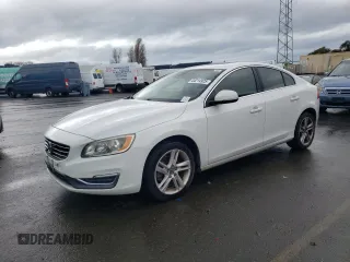 2015 Volvo S60 T5 Drive-E Premier with VIN YV140MFB0F1317369, listed as a Copart auction lot 44214925 with 100,269 mi miles and Salvage Title. Bid and sale history available at carsss.com. Image 1.