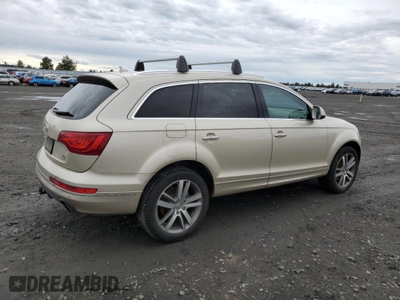 2012 Audi Q7 3.0L TDI Premium Plus with VIN WA1LMAFEXCD005076, listed as a Copart auction lot 50195535 with 248,501 mi miles and Salvage Title. Bid and sale history available at carsss.com. Image 3.