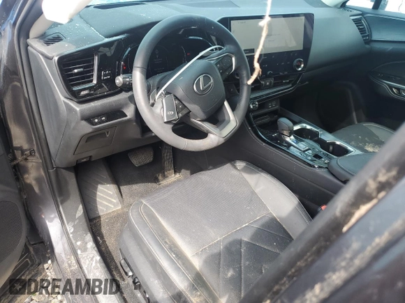 2024 Lexus NX 350 Luxury with VIN 2T2HGCEZ9RC032032, listed as a Copart auction lot 49675905 with 35,441 mi miles and Salvage title. Bid and sale history available at DreamBid. Image 8.