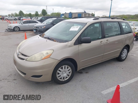 2006 Toyota Sienna CE with VIN 5TDZA23C16S528271, listed as a IAAI auction lot 42067489 with 212,777 mi miles. Bid and sale history available at carsss.com. Image 2.