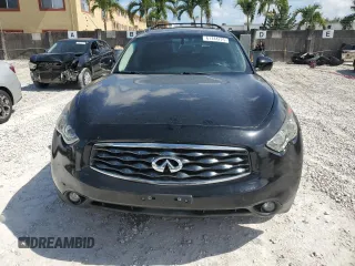 2014 Infiniti QX70 z VIN JN8CS1MU4EM451883, wystawiony jako Copart lot #61744725 z przebiegiem 60 393 mil mil oraz Czysty tytuł • Clean title. Historia ofert i sprzedaży dostępna na DreamBid. Obrazek 5.
