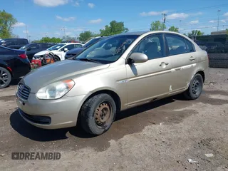 2007 Hyundai Accent GLS with VIN KMHCN46C47U101984, listed as a IAAI auction lot 42234484 with 185,048 mi miles and . Bid and sale history available at DreamBid. Image 6.