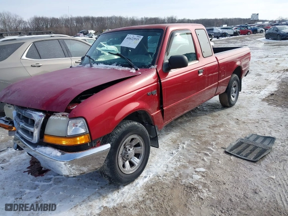 2000 Ford Ranger XL with VIN 1FTYR14V4YTA74794, listed as a IAAI auction lot 41622993 with 58,781 mi miles. Bid and sale history available at carsss.com. Image 17.