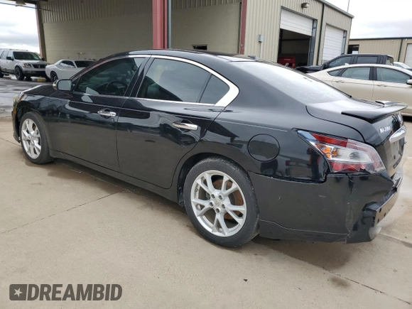 2013 Nissan Maxima SV with VIN 1N4AA5AP0DC831468, listed as a Copart auction lot 55640505 with 121,492 mi miles and Clean title. Bid and sale history available at DreamBid. Image 2.