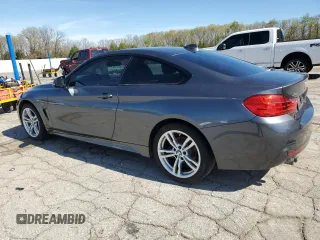 2014 BMW 4 Series 428i xDrive with VIN WBA3N5C59EF716920, listed as a Copart auction lot 53915275 with 125,300 mi miles and Salvage title. Bid and sale history available at DreamBid. Image 2.