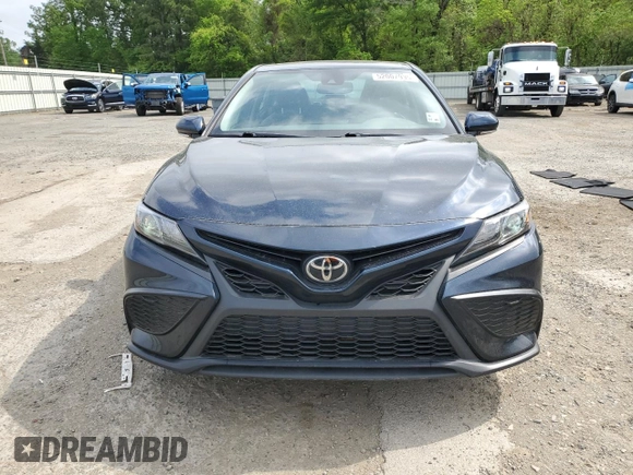 2021 Toyota Camry SE Nightshade with VIN 4T1T11AK0MU536473, listed as a Copart auction lot 52007935 with 53,549 mi miles and Salvage Title. Bid and sale history available at carsss.com. Image 5.