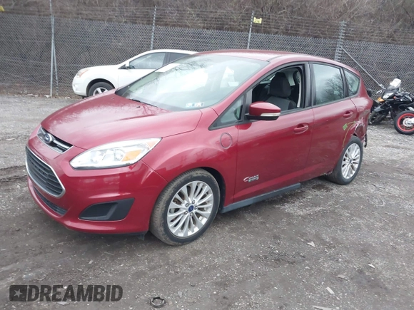 2017 Ford C-Max Energi SE with VIN 1FADP5EU2HL111316, listed as a IAAI auction lot 41147978 with 60,948 mi miles. Bid and sale history available at carsss.com. Image 18.