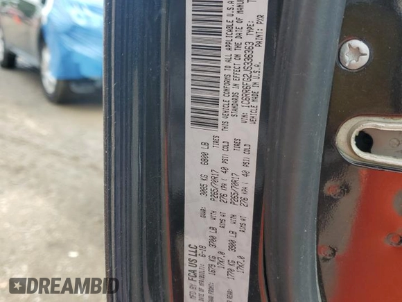 2018 Ram 1500 Tradesman z VIN 1C6RR6FG2JS336363, wystawiony jako Copart lot #58731665 z przebiegiem 133 398 mil mil oraz Szkoda całkowita • Salvage title. Historia ofert i sprzedaży dostępna na DreamBid. Obrazek 12.