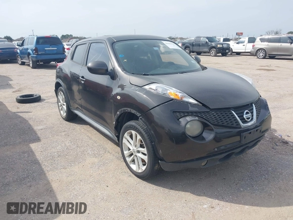 2013 Nissan Juke S with VIN JN8AF5MR1DT211984, listed as a IAAI auction lot 41612762 with 171,841 mi miles. Bid and sale history available at carsss.com. Image 1.