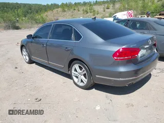 2013 Volkswagen Passat SEL Premium with VIN 1VWCM7A34DC055684, listed as a IAAI auction lot 42039636 with 167,746 mi miles. Bid and sale history available at carsss.com. Image 3.