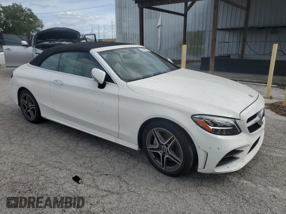 2020 Mercedes-Benz C 300 with VIN W1KWK8EBXLF983483, listed as a Copart auction lot 74327594 with Not Provided miles and Non Repairable. Bid and sale history available at DreamBid. Image 4.
