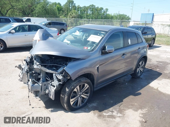 2020 Mitsubishi Outlander Sport ES 2.0 with VIN JA4AR3AU8LU018105, listed as a IAAI auction lot 41919219 with 84,057 mi miles. Bid and sale history available at carsss.com. Image 2.