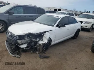 2019 Audi A4 Premium Plus with VIN WAUENAF48KA016318, listed as a Copart auction lot 51271465 with 104,013 mi miles and Salvage Title. Bid and sale history available at carsss.com. Image 1.