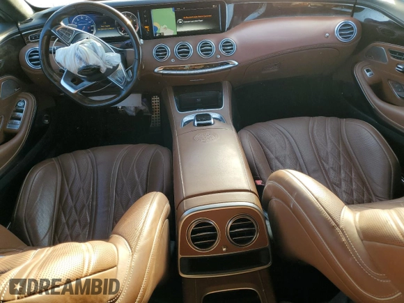 2015 Mercedes-Benz S-Class S 63 AMG with VIN WDDXJ7JB9FA005341, listed as a Copart auction lot 76766234 with 53,566 mi miles and Salvage Title. Bid and sale history available at carsss.com. Image 8.