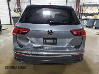 2024 Volkswagen Tiguan Wolfsburg Edition with VIN 3VVAB7AX8RM226463, listed as a Copart auction lot 55595495 with 3,417 mi miles and Salvage title. Bid and sale history available at DreamBid. Image 6.