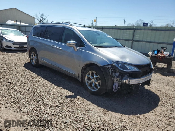 2018 Chrysler Pacifica Limited with VIN 2C4RC1GG6JR314444, listed as a Copart auction lot 54577185 with 102,022 mi miles and Salvage title. Bid and sale history available at DreamBid. Image 4.