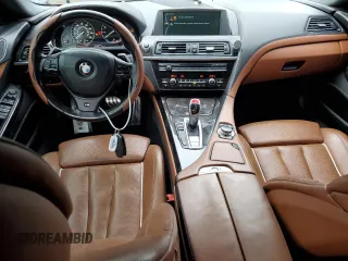 2013 BMW 6 Series 650i with VIN WBA6B2C50DD128242, listed as a Copart auction lot 44441885 with 107,960 mi miles and Salvage Title. Bid and sale history available at DreamBid. Image 8.