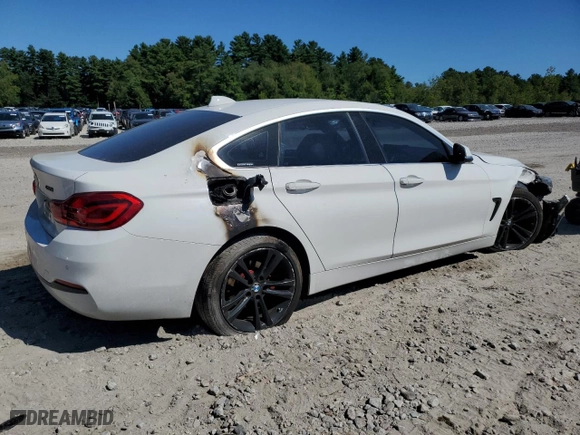 2018 BMW 4 Series 430i xDrive with VIN WBA4J3C51JBG91620, listed as a Copart auction lot 70010564 with 0 mi miles and Salvage Title. Bid and sale history available at carsss.com. Image 3.