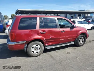 2003 Honda Pilot EX with VIN 2HKYF18793H507012, listed as a Copart auction lot 46451745 with 158,172 mi miles and Salvage Title. Bid and sale history available at carsss.com. Image 3.