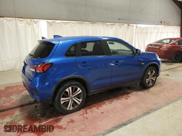2020 Mitsubishi Outlander Sport ES 2.0 with VIN JA4AR3AU2LU005205, listed as a Copart auction lot 52110945 with 0 mi miles and Salvage Title. Bid and sale history available at carsss.com. Image 3.