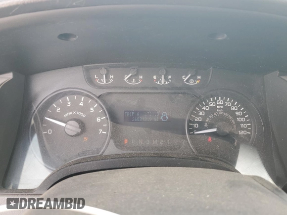 2011 Ford F-150 XL with VIN 1FTFX1EFXBKD38263, listed as a Copart auction lot 55781605 with 260,213 mi miles and Salvage title. Bid and sale history available at DreamBid. Image 9.