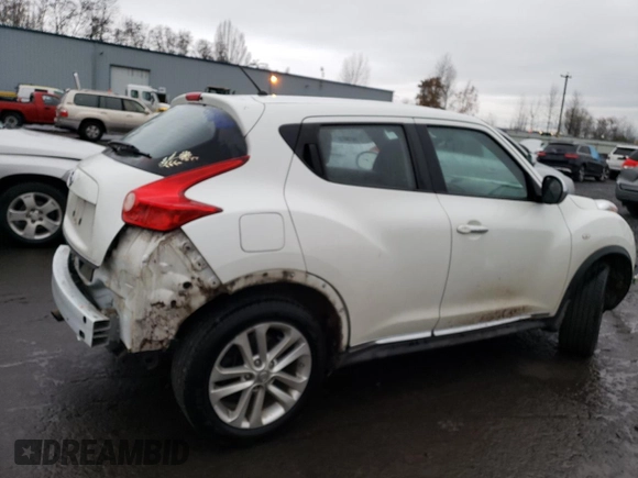 2013 Nissan Juke SV with VIN JN8AF5MV5DT214951, listed as a Copart auction lot 81961874 with 113,270 mi miles and Salvage Title. Bid and sale history available at carsss.com. Image 3.