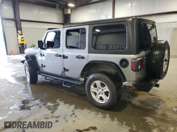 2020 Jeep Wrangler Unlimited Sport S z VIN 1C4HJXDN7LW129496, wystawiony jako Copart lot #51569875 z przebiegiem 124 159 mil mil oraz Szkoda całkowita • Salvage title. Historia ofert i sprzedaży dostępna na DreamBid. Obrazek 2.