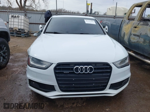 2015 Audi A4 Premium Plus with VIN WAUFFAFL6FN001386, listed as a IAAI auction lot 41711364 with 112,677 mi miles. Bid and sale history available at carsss.com. Image 12.