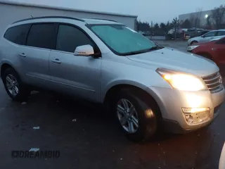 2013 Chevrolet Traverse LT with VIN 1GNKVGKD9DJ265459, listed as a IAAI auction lot 41448161 with 170,527 mi miles and . Bid and sale history available at DreamBid. Image 1.