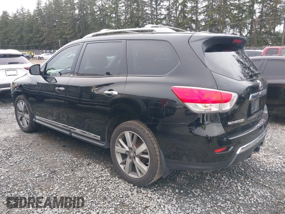 2014 Nissan Pathfinder SV with VIN 5N1AR2MN3EC665407, listed as a IAAI auction lot 41611941 with 94,894 mi miles. Bid and sale history available at carsss.com. Image 3.
