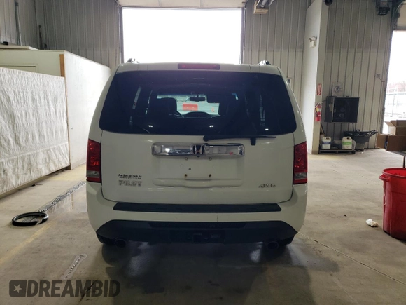 2012 Honda Pilot EX-L with VIN 5FNYF4H58CB036954, listed as a Copart auction lot 50565795 with 174,282 mi miles and Salvage Title. Bid and sale history available at DreamBid. Image 6.