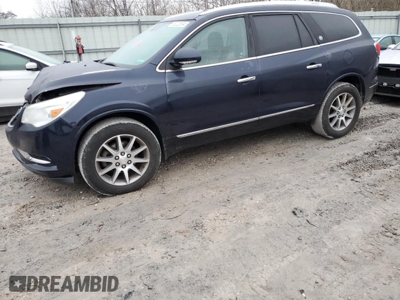 2017 Buick Enclave Leather with VIN 5GAKRBKD2HJ308787, listed as a Copart auction lot 85222834 with 98,751 mi miles and Salvage Title. Bid and sale history available at DreamBid. Image 1.