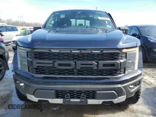 2023 Ford F-150 Raptor with VIN 1FTFW1RG0PFD16861, listed as a Copart auction lot 45338035 with 19,454 mi miles and Salvage Title. Bid and sale history available at DreamBid. Image 5.