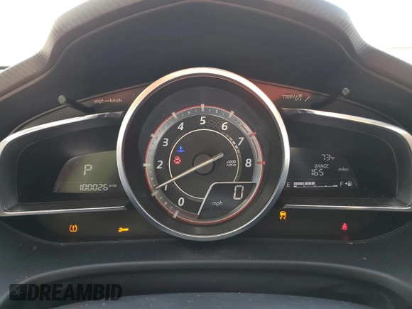 2014 Mazda 3 S Grand Touring with VIN JM1BM1W35E1203455, listed as a Copart auction lot 52094705 with 100,026 mi miles and Salvage Title. Bid and sale history available at DreamBid. Image 9.