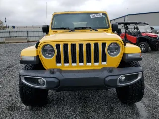 2019 Jeep Wrangler Unlimited Sahara with VIN 1C4HJXEN2KW523906, listed as a Copart auction lot 50950035 with 98,013 mi miles and Salvage Title. Bid and sale history available at carsss.com. Image 5.