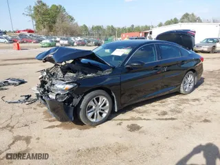 2018 Honda Accord Sedan LX 1.5T with VIN 1HGCV1F17JA207101, listed as a IAAI auction lot 41787150 with 83,020 mi miles. Bid and sale history available at carsss.com. Image 2.